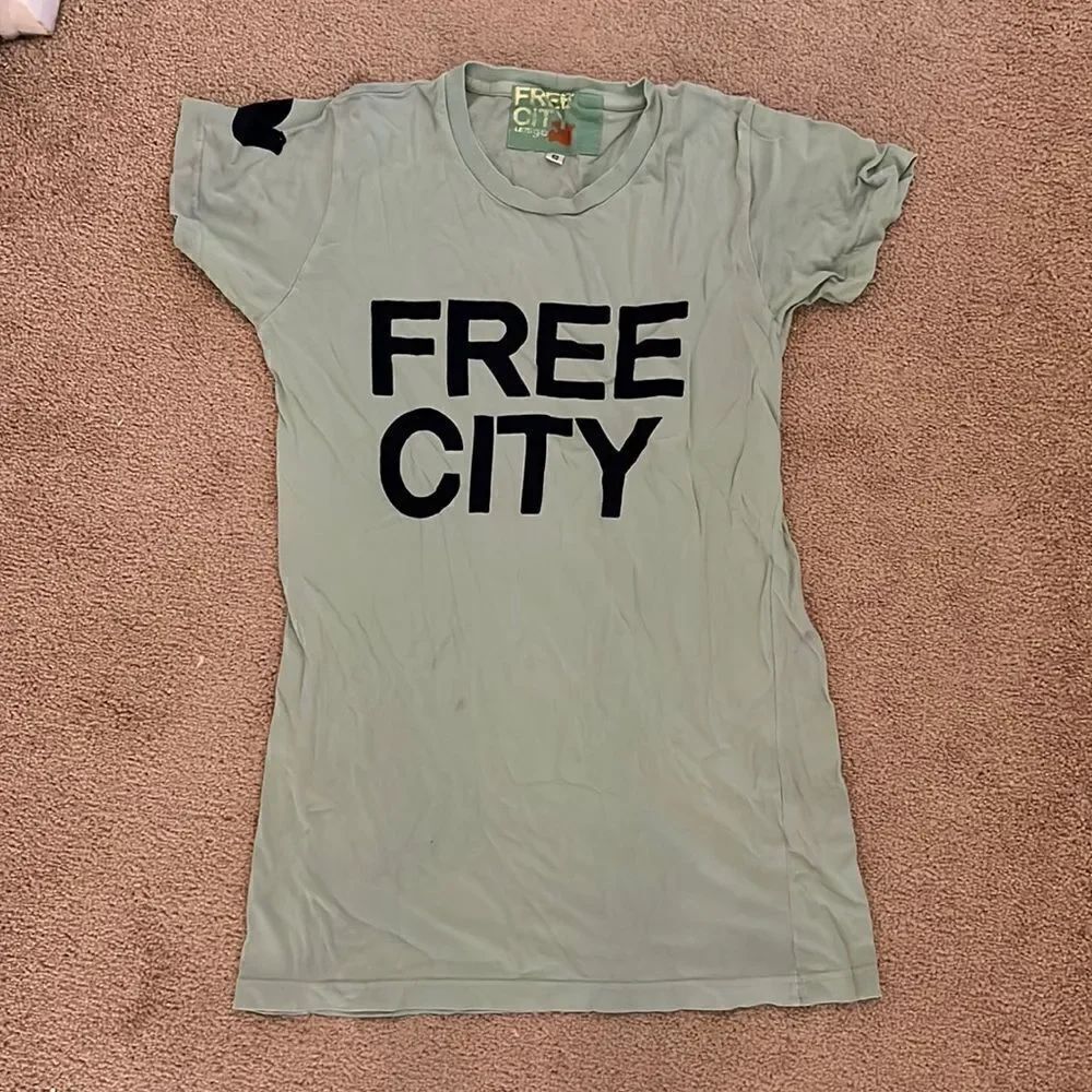 Free City Mint Green Small Tee